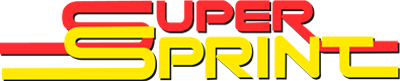 Super Sprint logo for Famicom